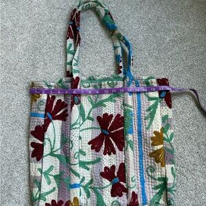 Suzani Patterned Tote Bag